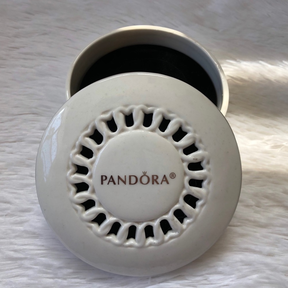 Porcelain Pandora Trinket/Jewelry box.